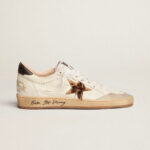 Golden Goose Ball Star with leopard print pony skin star and black heel tab(Women's) - Image 2