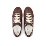 Maison Margiela - Replica leather and suede sneakers - brown - Image 3