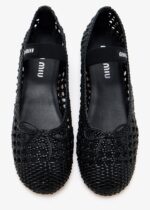 Miu Miu Woven nappa leather ballerinas - Image 5