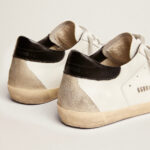 Golden Goose Super-Star with black heel tab and metal stud lettering(Unisex) - Image 5