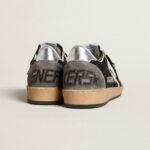Golden Goose Ball Star in glitter with leather star and metallic leather heel tab(Women's) - Image 5
