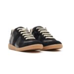 Maison Margiela - Replica leather and suede sneakers - Image 2