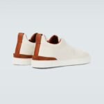 Zegna Triple Stitch leather sneakers WHITE TRIPLE STITCH Off White - Image 4