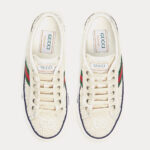 Gucci - Tennis 1977 GG Embroidered Crochet Cotton Ivory / White Low Top
Sneakers - Image 2