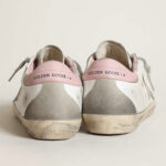 Golden Goose Super-Star with gray suede star and pink leather heel tab(Women's) - Image 5