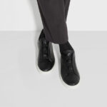 Zegna Triple Stitch leather sneakers BLACK SECONDSKIN TRIPLE STITCH - Image 7