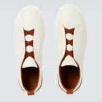 Zegna Triple Stitch leather sneakers WHITE TRIPLE STITCH Off White - Image 6