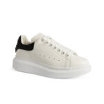 Alexander McQueen Wmns Oversized Sneaker 'White Black Crystal' - Image 2