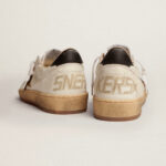 Golden Goose Ball Star with leopard print pony skin star and black heel tab(Women's) - Image 6
