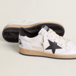 Golden Goose Ball Star in nappa with black star and black heel tab(Men) - Image 4