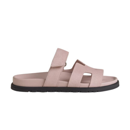 Hermès Chypre Sandals 'Pink Suede'