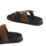 Hermès Chypre sandal 'brun fumé / noir' - Image 5