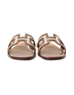 Hermes Oran Sandals Brown/Beige - Image 5